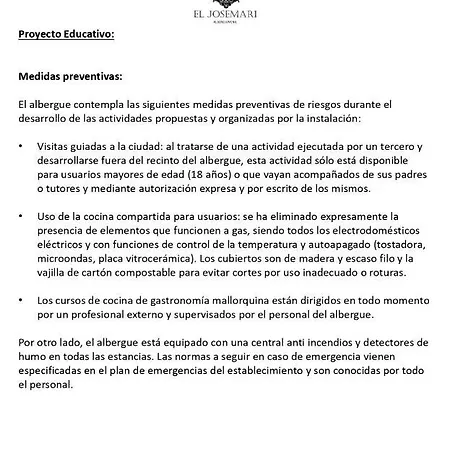 El Josemari Youth - Juvenil Hostel